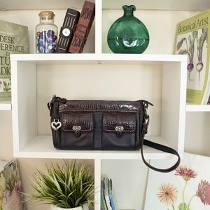 Brighton Rosa Leather Shoulder Bag